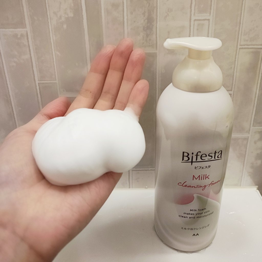 もっちりミルク泡クレンジング/ビフェスタ/クレンジングを使ったクチコミ（1枚目）
