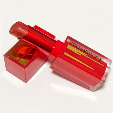 ルージュ アンリミテッド マット [メタリック] MET M BR 786(限定)/shu uemura/口紅を使ったクチコミ（2枚目）