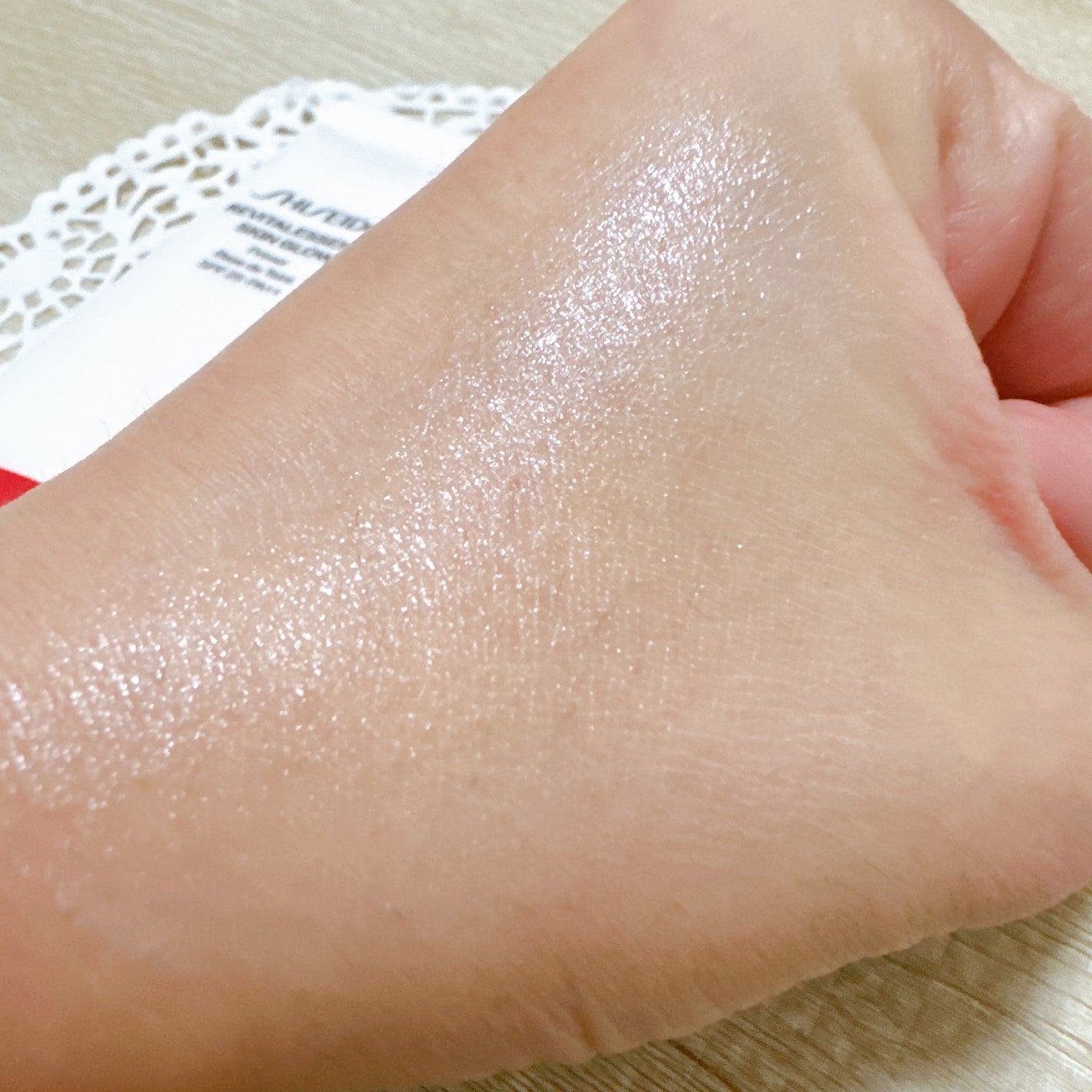 エッセンス スキングロウ プライマー	/SHISEIDO/化粧下地を使ったクチコミ(6枚目)