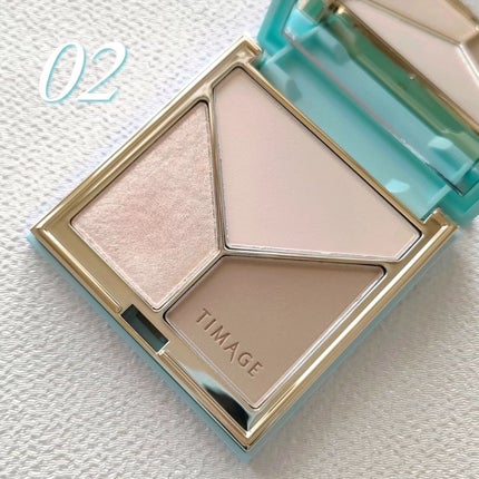 ハイライトシェーディングパレット/TIMAGE/パウダーハイライトを使ったクチコミ(6枚目)