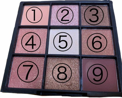 UR GLAM BLOOMING EYE COLOR PALETTE/U R GLAM/アイシャドウパレットを使ったクチコミ(3枚目)