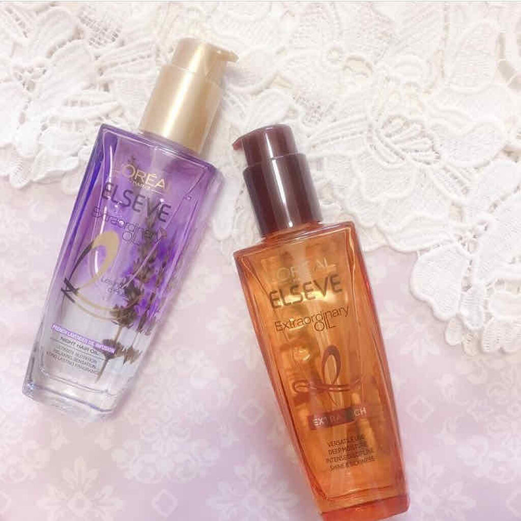 エルセーヴ エクストラオーディナリーオイル エクストラリッチ フィニッシュ/ロレアル パリ/ヘアオイルを使ったクチコミ（2枚目）