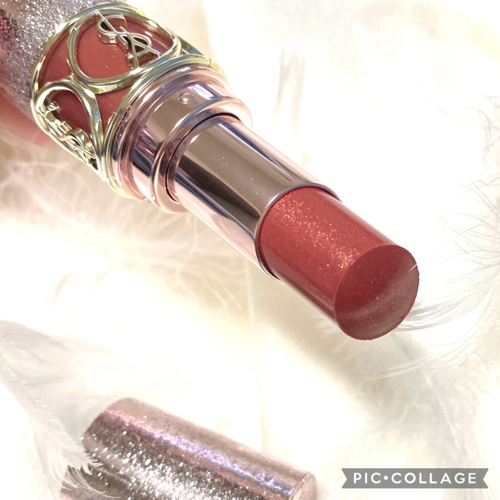 ルージュ ヴォリュプテ シャイン/YVES SAINT LAURENT BEAUTE/口紅を使ったクチコミ(2枚目)