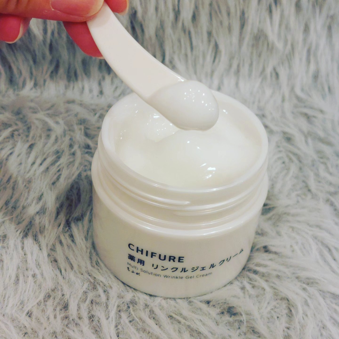 薬用 リンクルジェルクリーム/ちふれ/オールインワン化粧品を使ったクチコミ（2枚目）