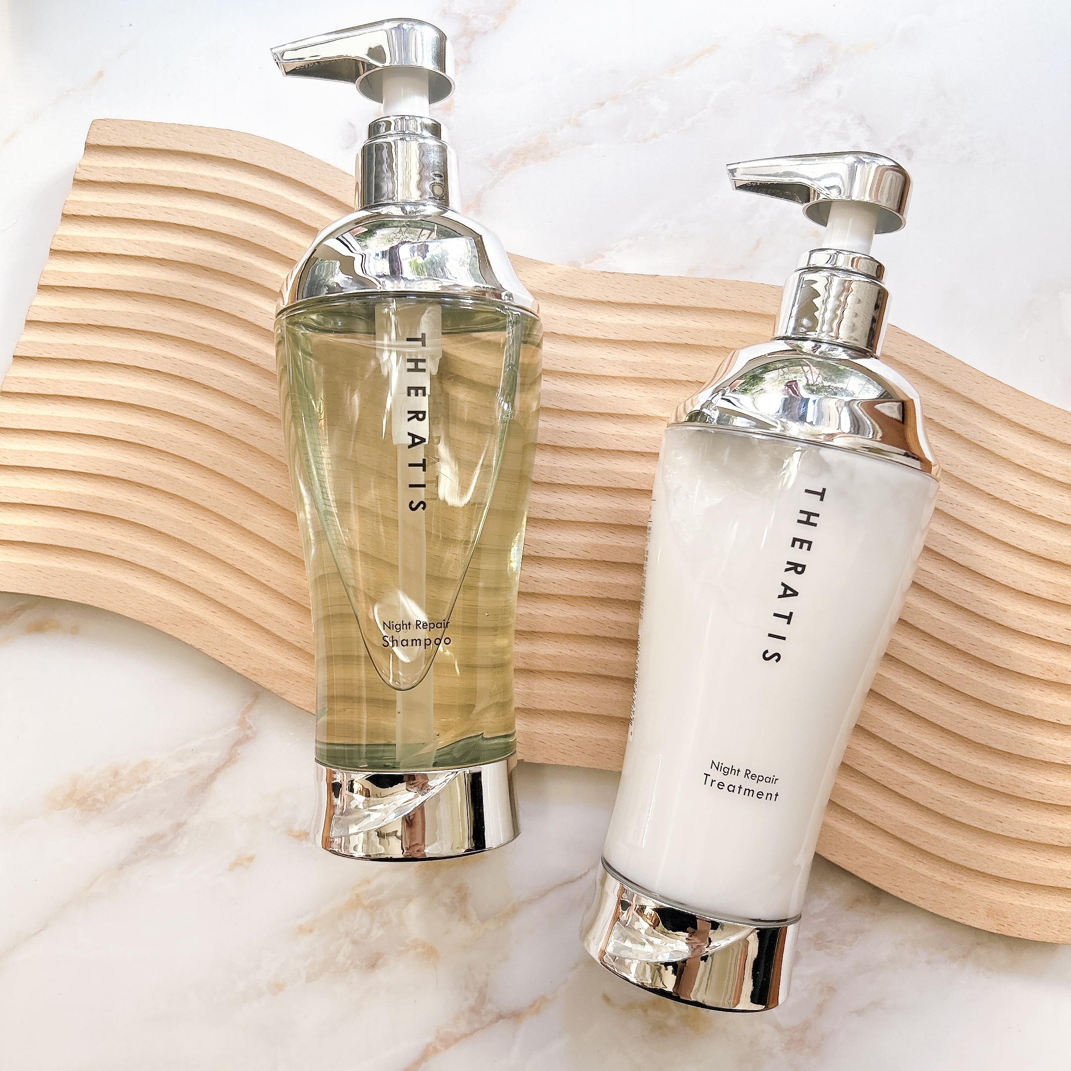 THERATIS by mixim ナイトリペア シャンプー&トリートメント/THERATIS/市販シャンプーを使ったクチコミ（1枚目）