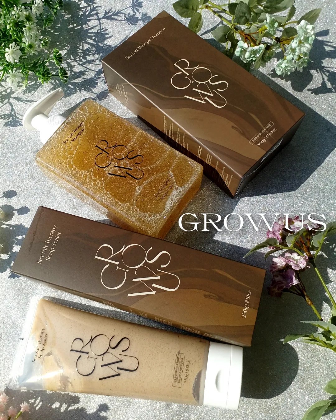 シーソルトセラピースカルプスケーラー/GROWUS/ヘッドスクラブを使ったクチコミ（1枚目）