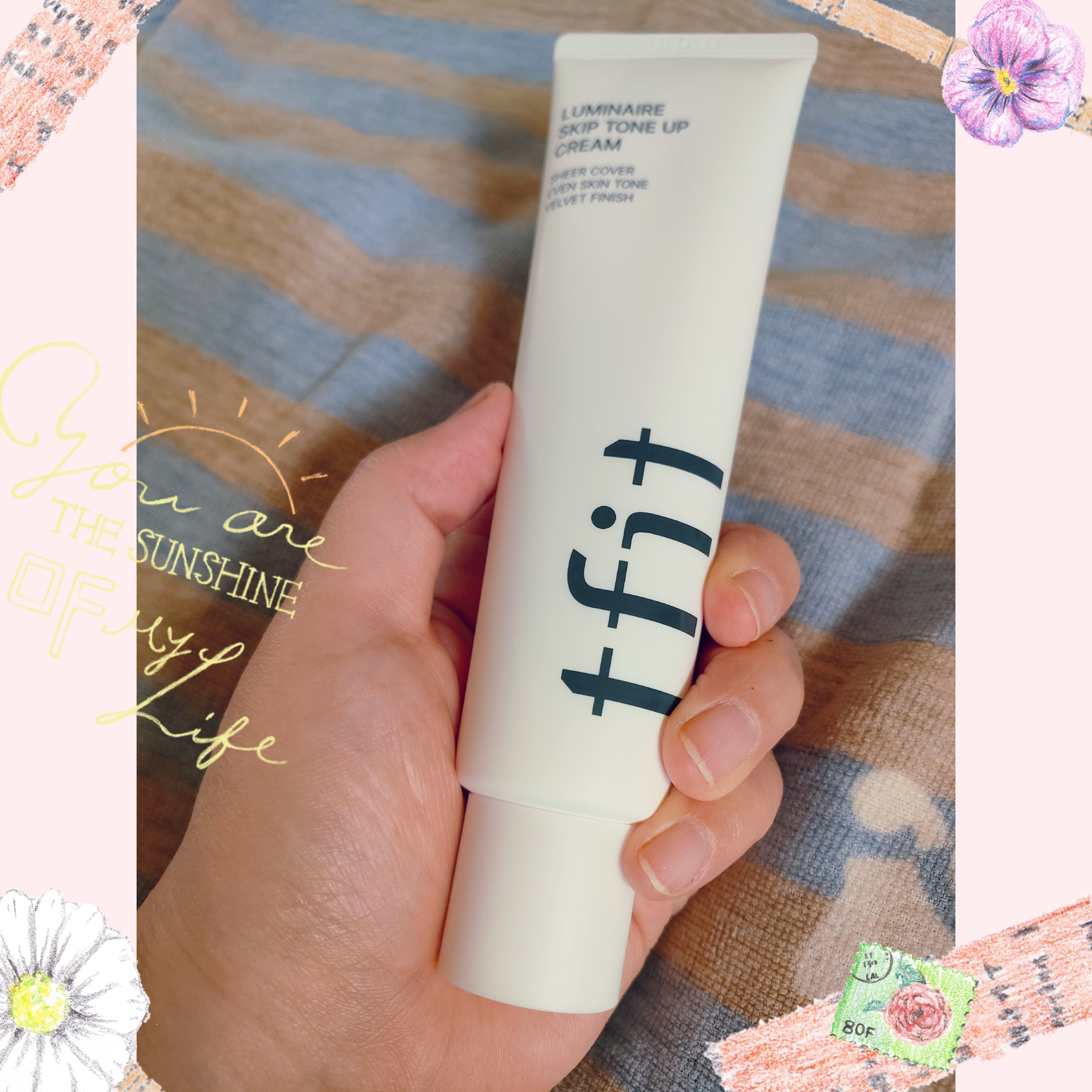 ルミネールスキップトーンアップクリーム/TFIT/化粧下地を使ったクチコミ（2枚目）