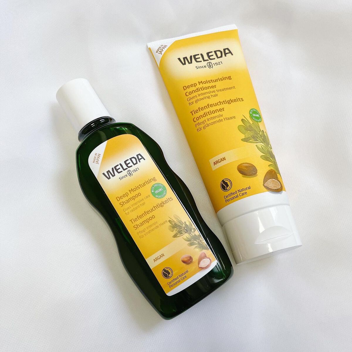 アルガン ヘアシャンプー／ヘアコンディショナー コンディショナー/WELEDA/市販シャンプーを使ったクチコミ（1枚目）