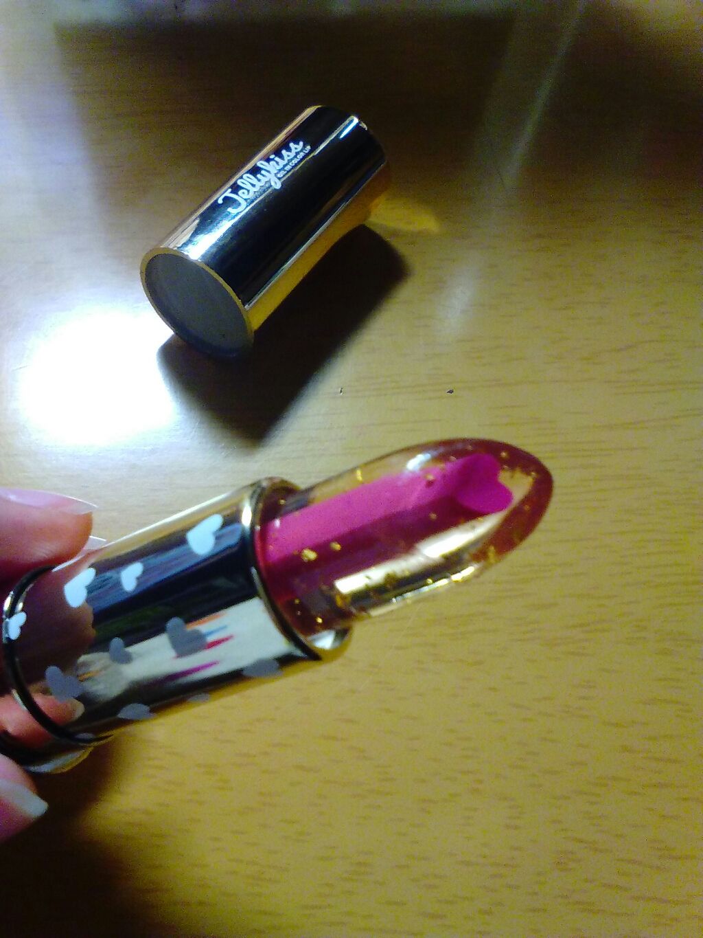 オイルインカラーリップ/JellyKiss/口紅を使ったクチコミ(3枚目)