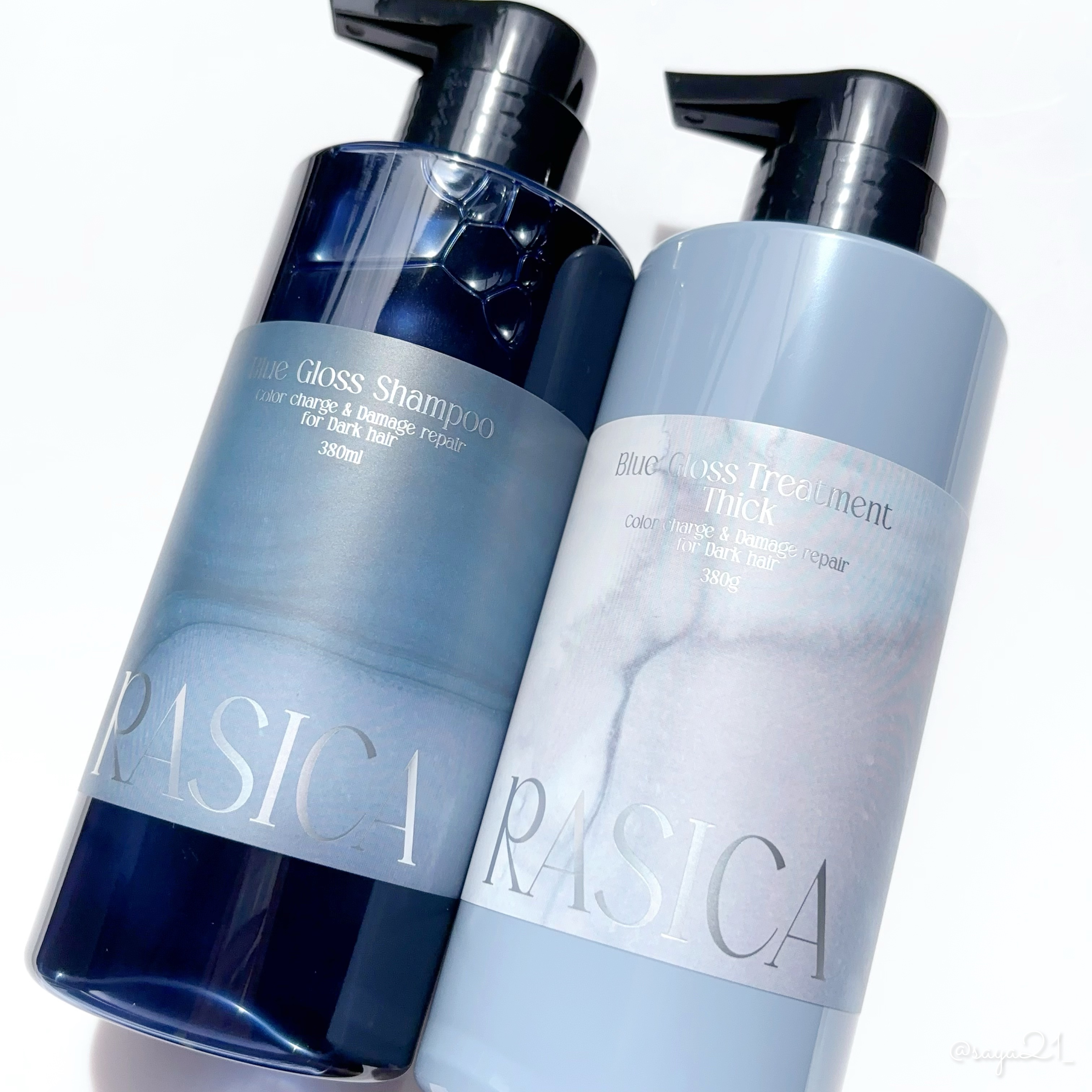 ブルーグロスシャンプー/トリートメント/rasica/市販シャンプーを使ったクチコミ（1枚目）