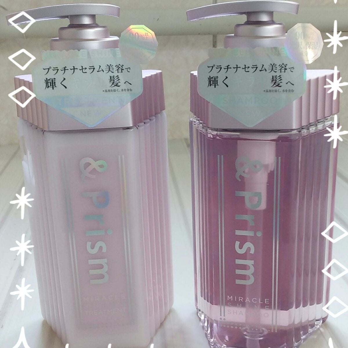 ミラクル シャイン シャンプー/ヘアトリートメント/&Prism/市販シャンプーを使ったクチコミ(1枚目)