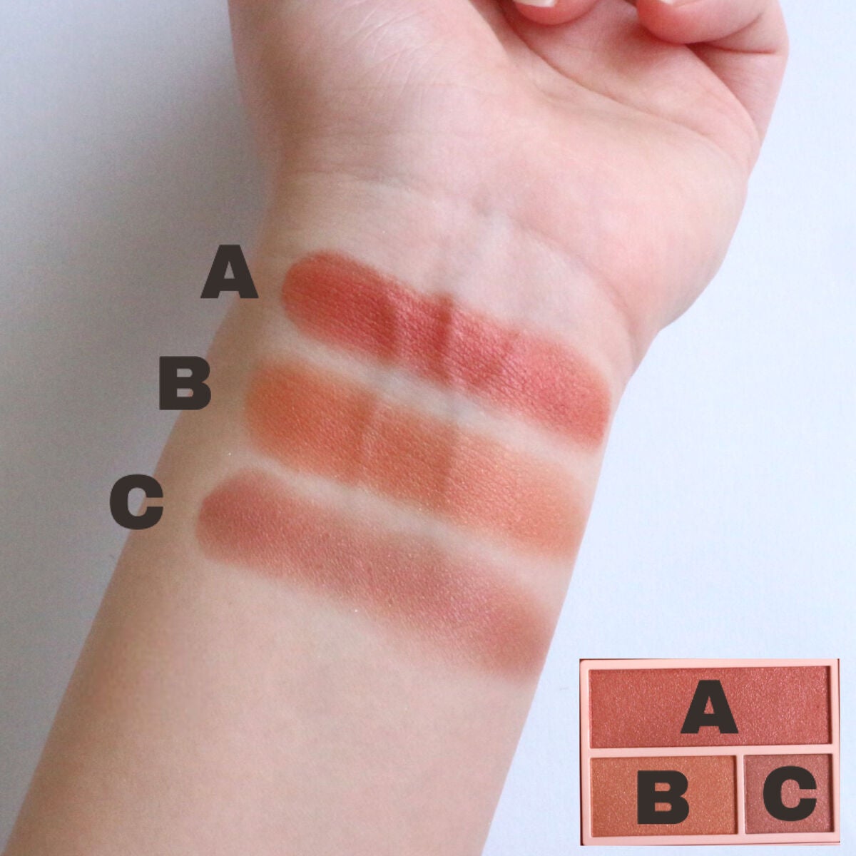 フーミー アイシャドウパレット/WHOMEE/アイシャドウパレットを使ったクチコミ(4枚目)