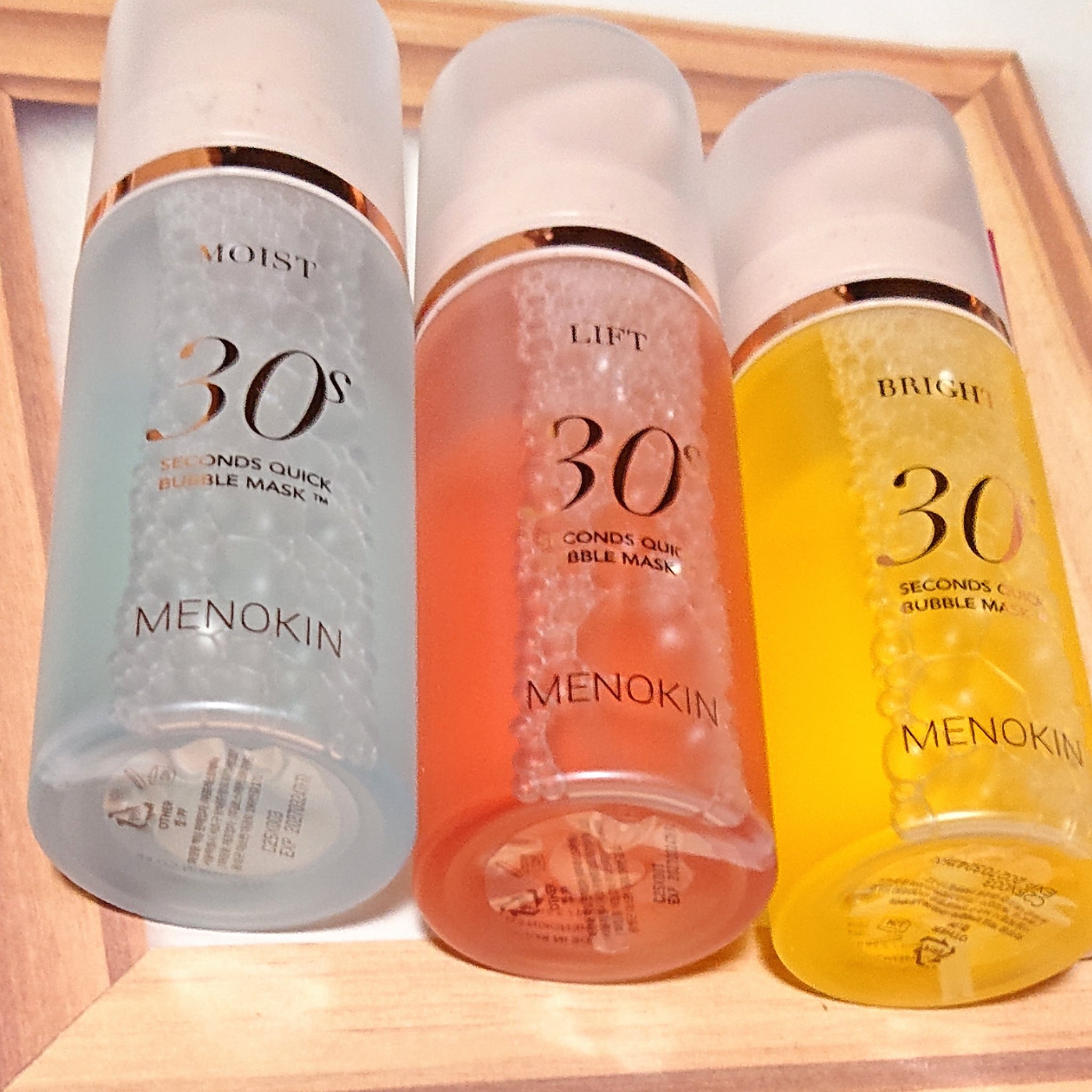 30秒クイックバブルマスク95ml リフト/MENOKIN/シートマスク・パックを使ったクチコミ（1枚目）