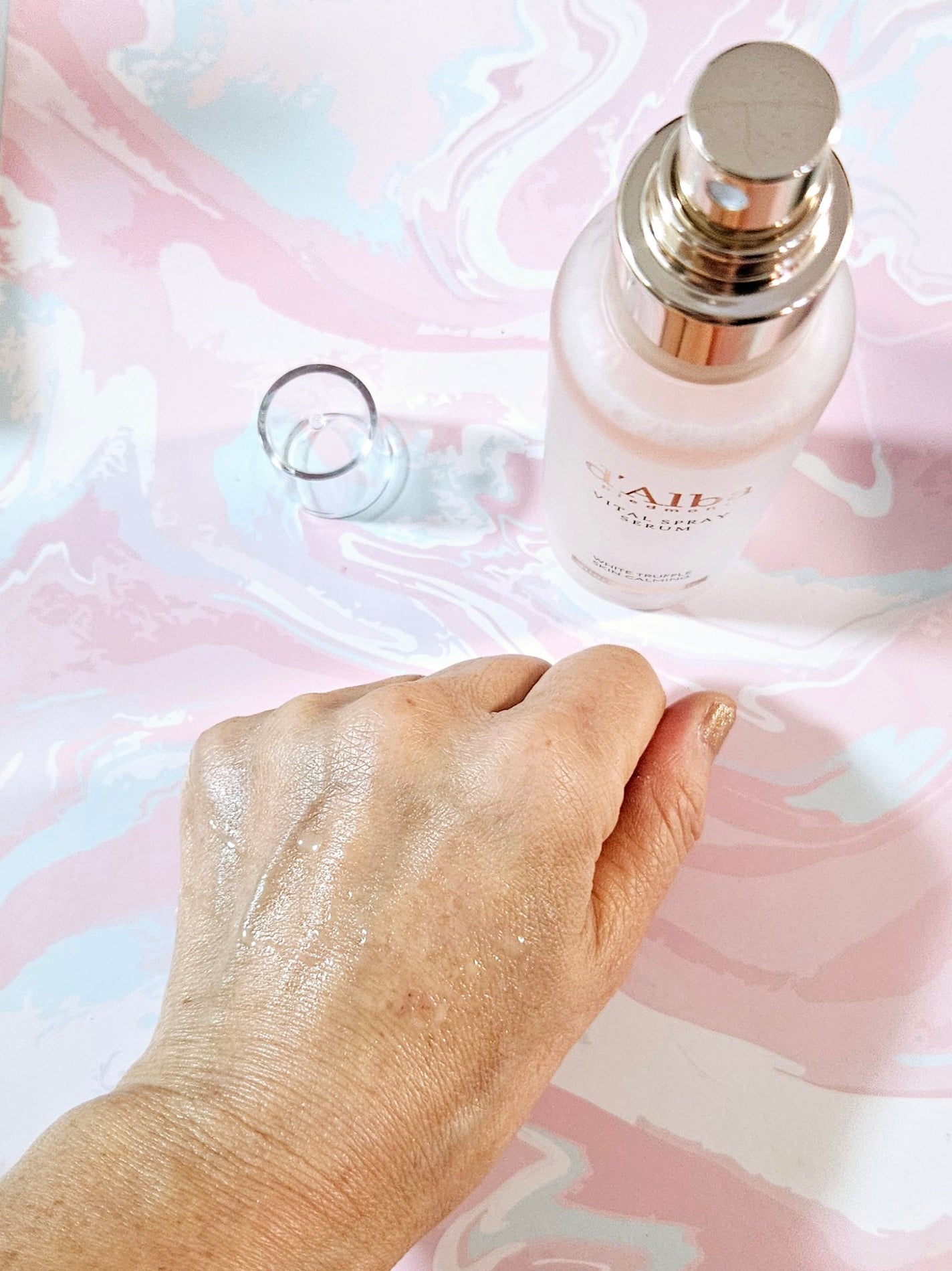 ダルバ ホワイトトリュフバイタルスプレーセラム/ダルバ/ミスト状化粧水を使ったクチコミ(4枚目)