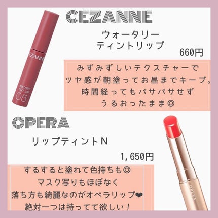 オペラ リップティント N/OPERA/リップティントを使ったクチコミ(4枚目)