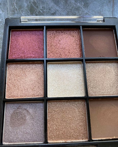 UR GLAM　BLOOMING EYE COLOR PALETTE/U R GLAM/パウダーアイシャドウを使ったクチコミ（2枚目）