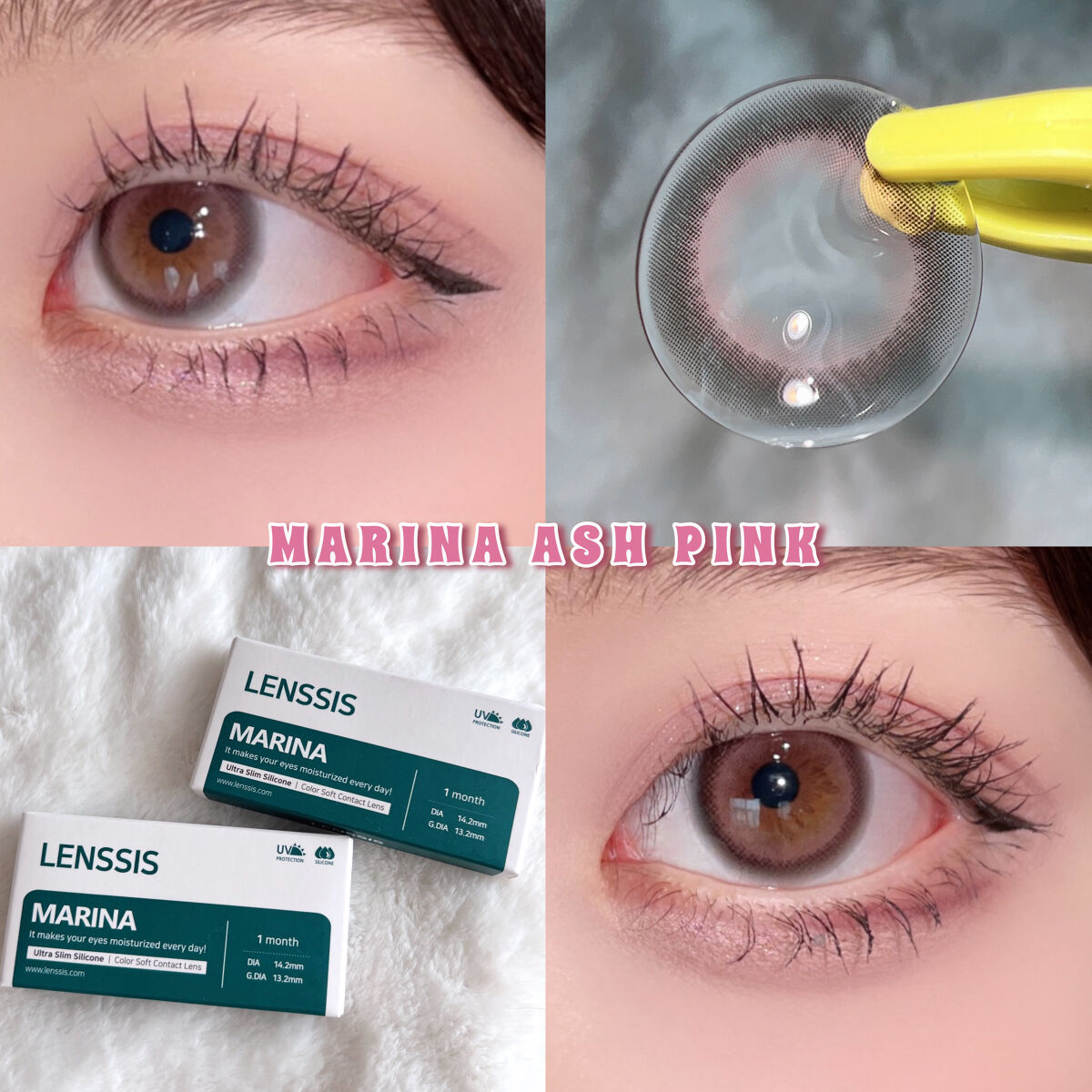 マリナシリーズ	/LENSSIS/カラーコンタクトレンズを使ったクチコミ（1枚目）