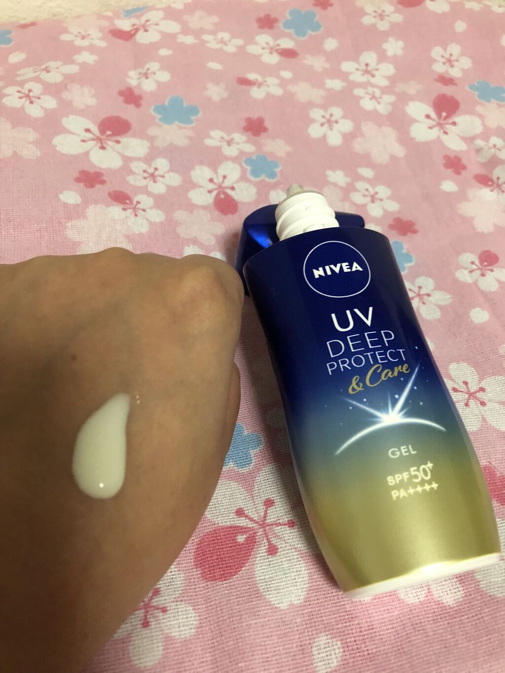 ニベアUV ディープ プロテクト＆ケア ジェル/ニベア/日焼け止めジェルを使ったクチコミ（3枚目）