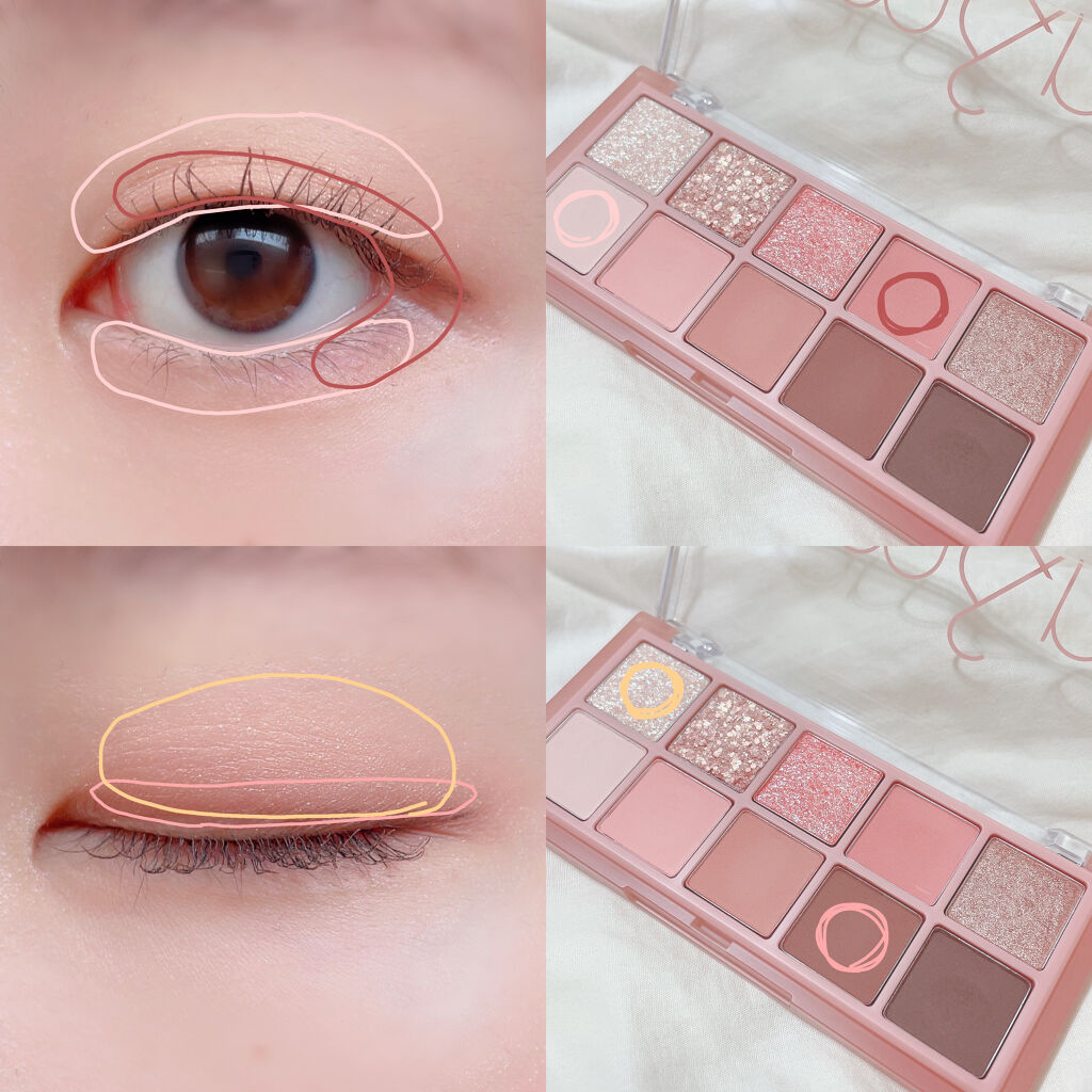 ベターザンパレット/rom&nd/アイシャドウパレットを使ったクチコミ（2枚目）