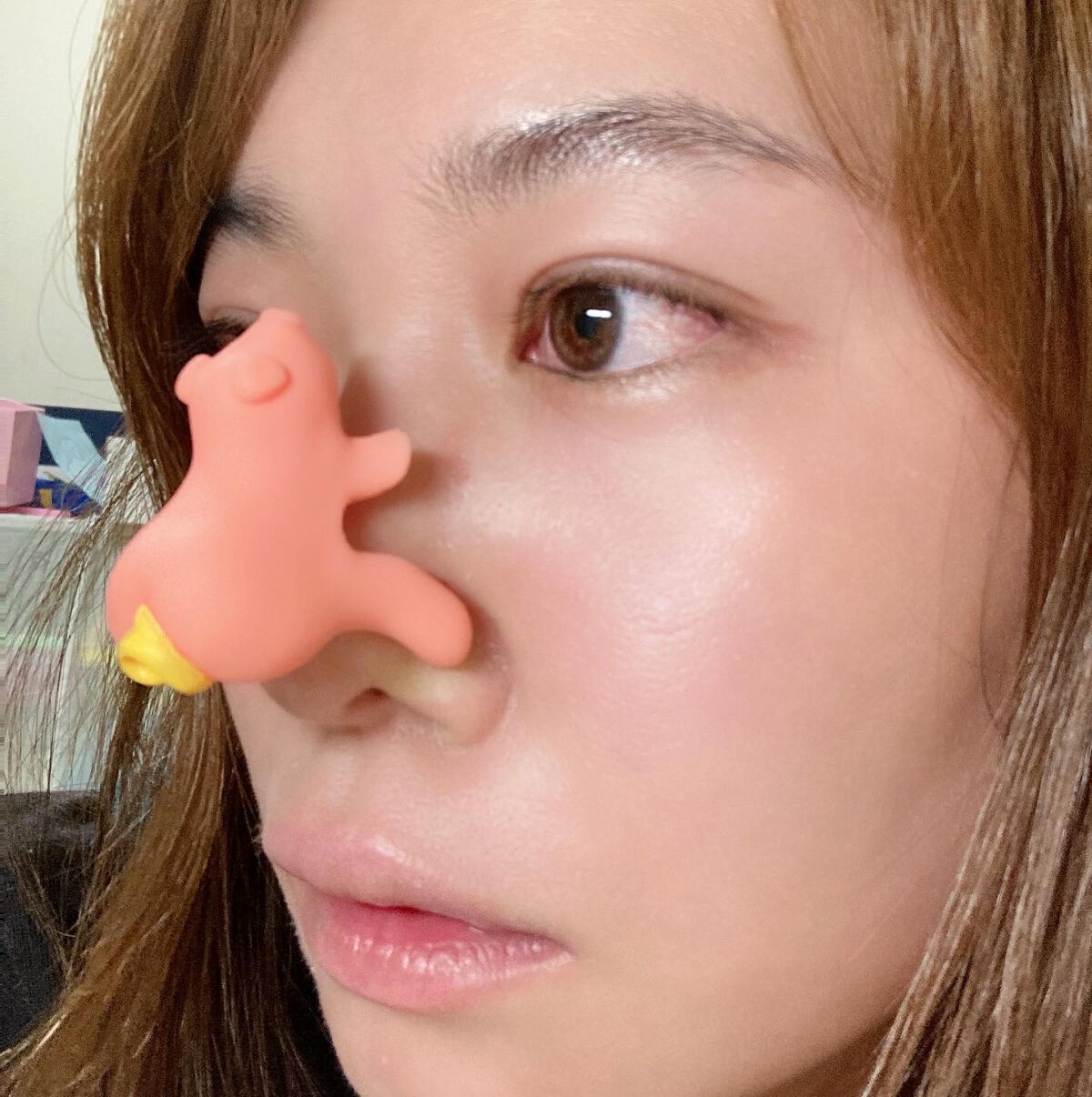 ちゃんぶぅ 投稿ある方フォロバします💕 on LIPS 「バグプチノーズ  990円鼻筋スラッ!鼻onタイプ🐖鼻をパッ!..」(4枚目)