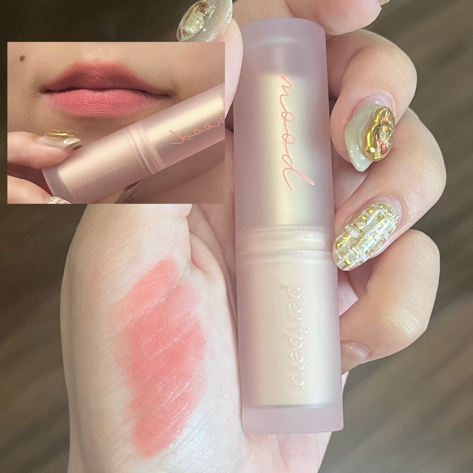 インク ムード マット スティック 03 女主人公集合(ROSE FICTION)/PERIPERA/口紅を使ったクチコミ（1枚目）