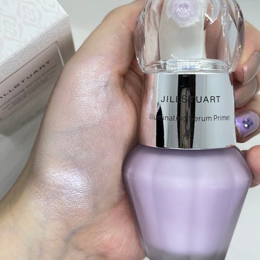 JILL STUART ジルスチュアート　イルミネイティング セラムプライマーのクチコミ「▼#JILLSTUART
#イルミネイティングセラムプライマー
02 aurora laven.....」（2枚目）