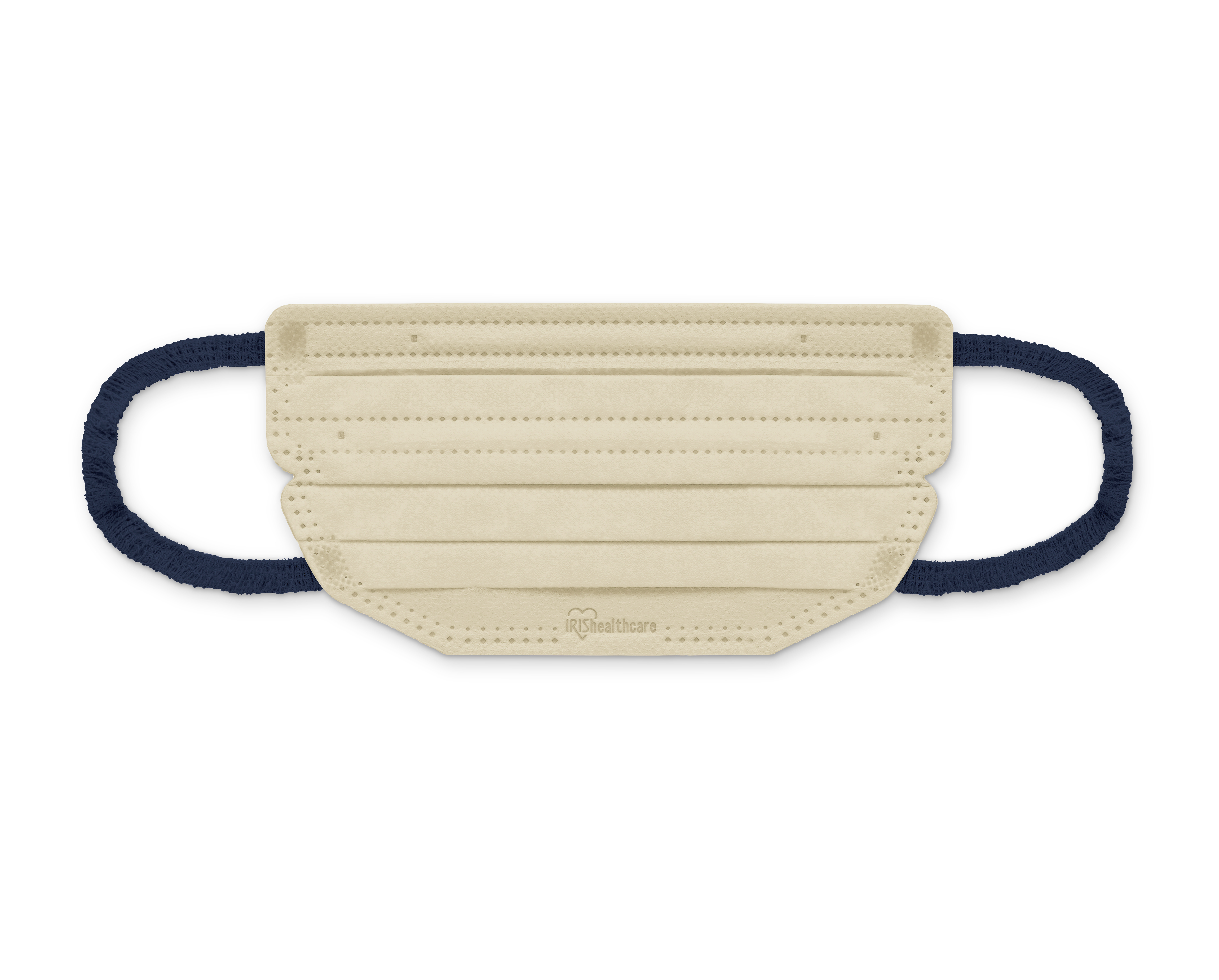 美フィットマスク ペールベージュネイビー