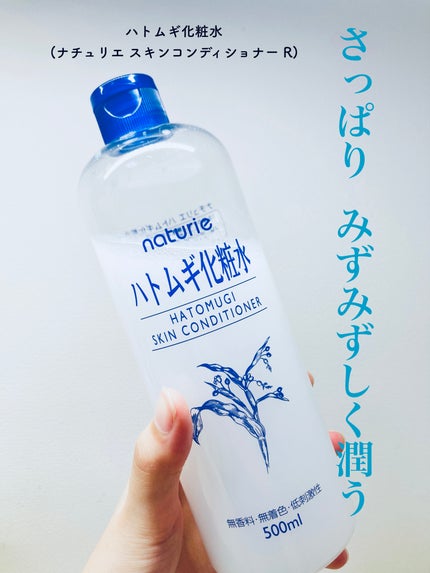 ハトムギ化粧水(ナチュリエ スキンコンディショナー R )/ナチュリエ/化粧水を使ったクチコミ(1枚目)