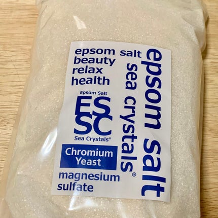 シークリスタルス エプソムソルト オリジナル/sea crystals/無機塩系入浴剤を使ったクチコミ(1枚目)