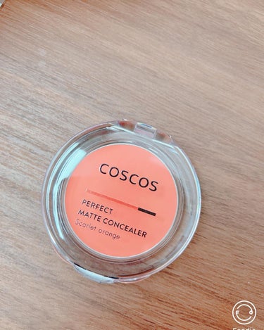 パーフェクトマットコンシーラー スカーレットオレンジ/COSCOS/クリームコンシーラーを使ったクチコミ（2枚目）