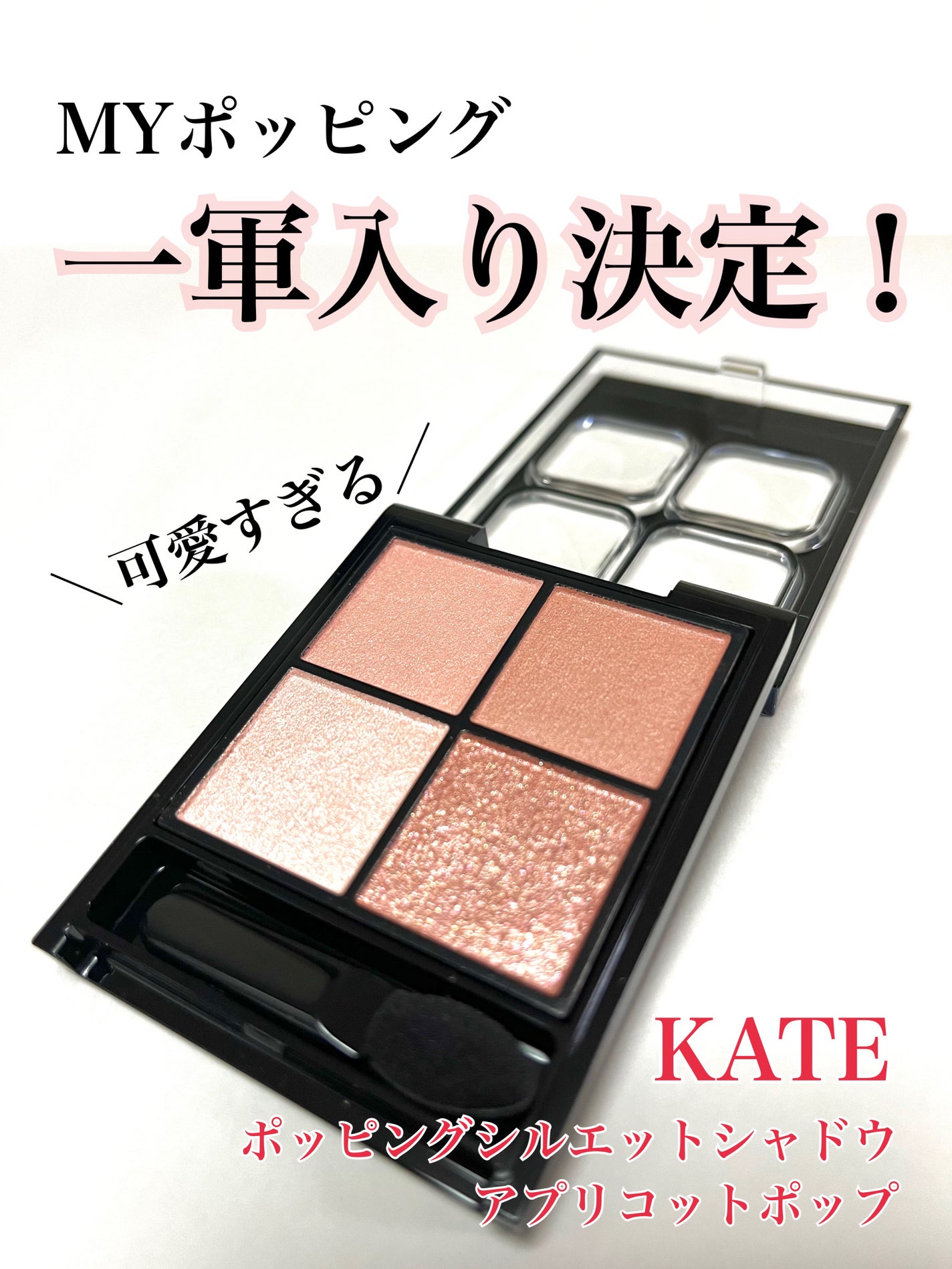 ケイト ポッピングシルエットシャドウ/KATE/アイシャドウパレットを使ったクチコミ(1枚目)