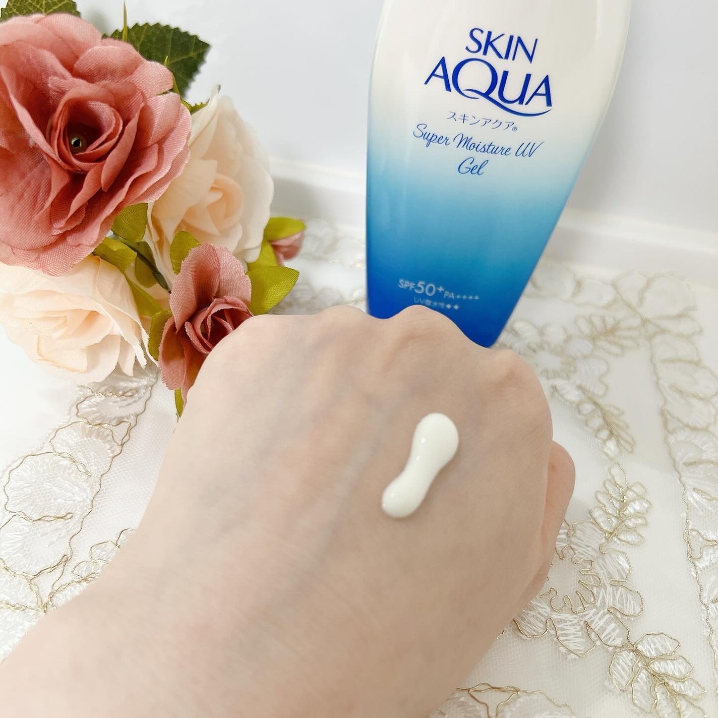スキンアクア スーパーモイスチャージェル/スキンアクア/日焼け止めジェルを使ったクチコミ(3枚目)
