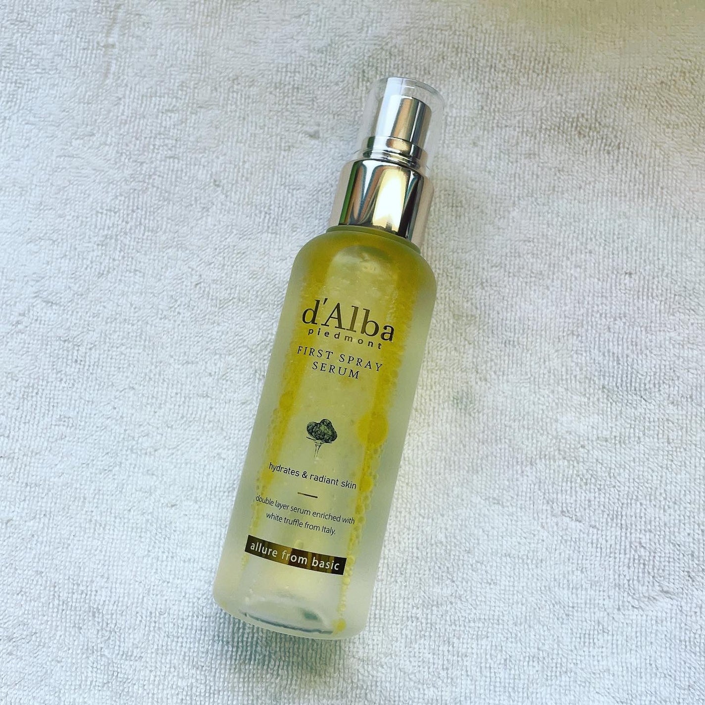 ダルバ ホワイトトリュフファーストスプレーセラム/ダルバ/ミスト状化粧水を使ったクチコミ(2枚目)