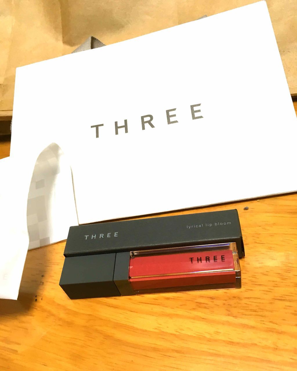 リリカルリップブルーム/THREE/口紅を使ったクチコミ(1枚目)