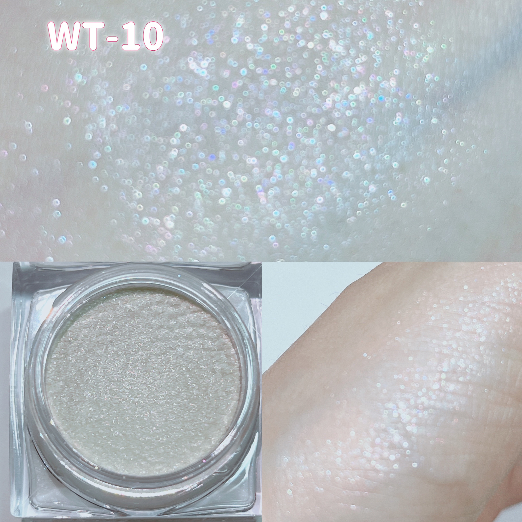 3Dトランスカラー アイ＆フェイス WT-10 ムーングラス/コフレドール/ジェル・クリームアイシャドウを使ったクチコミ（3枚目）