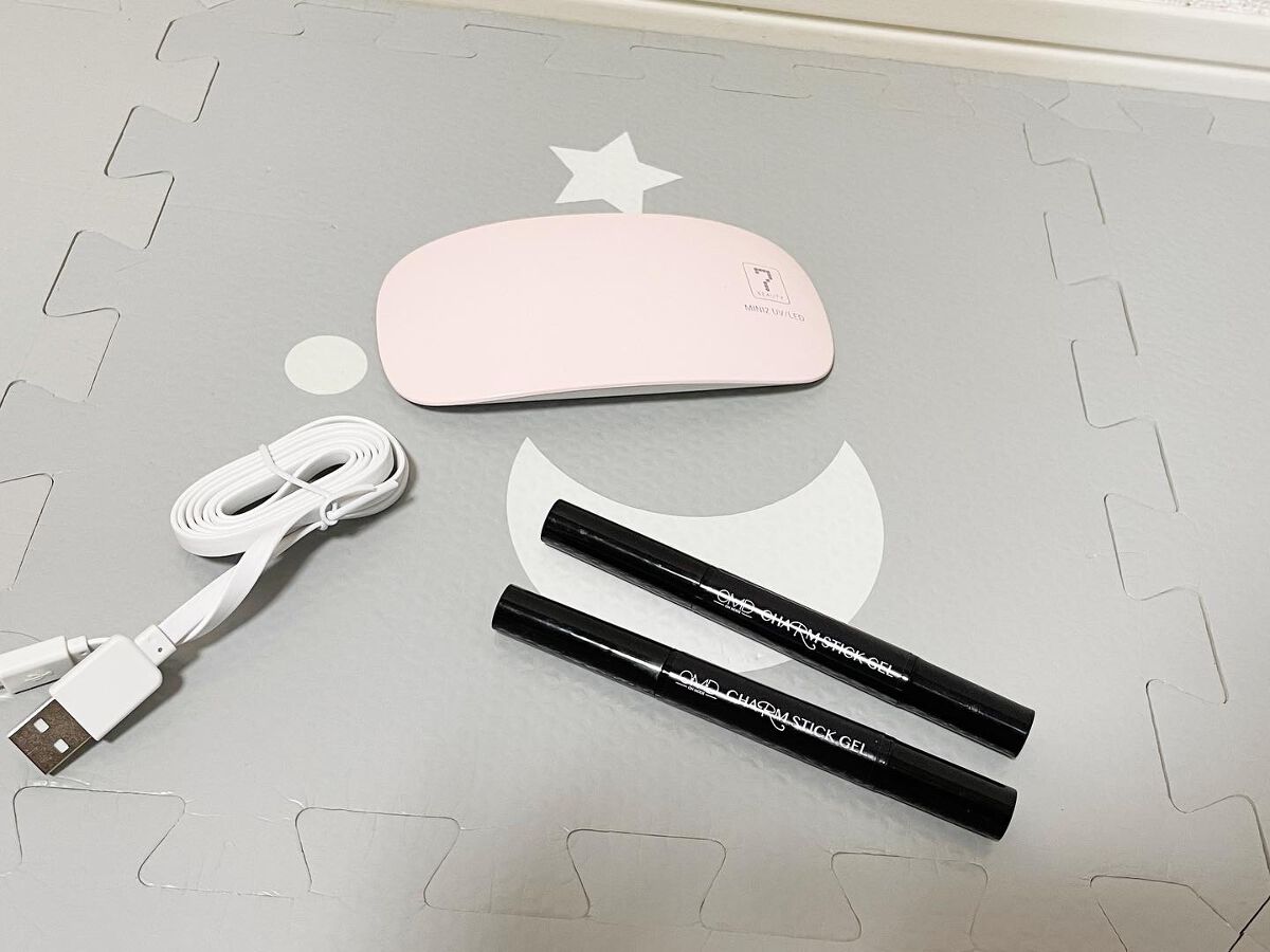 チャームスティックジェル #31 レトロブルー/OMD/オールインワンネイルを使ったクチコミ（1枚目）