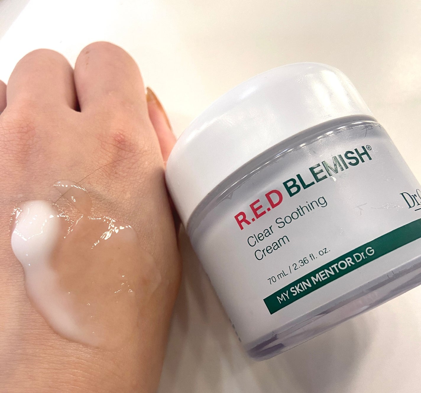 レッドブレミッシュ クリアスージングクリーム/Dr.G/フェイスクリームを使ったクチコミ(2枚目)