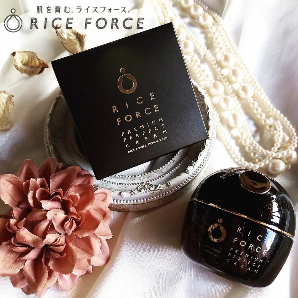 プレミアムパーフェクトクリーム/ライスフォース/フェイスクリームを使ったクチコミ(1枚目)