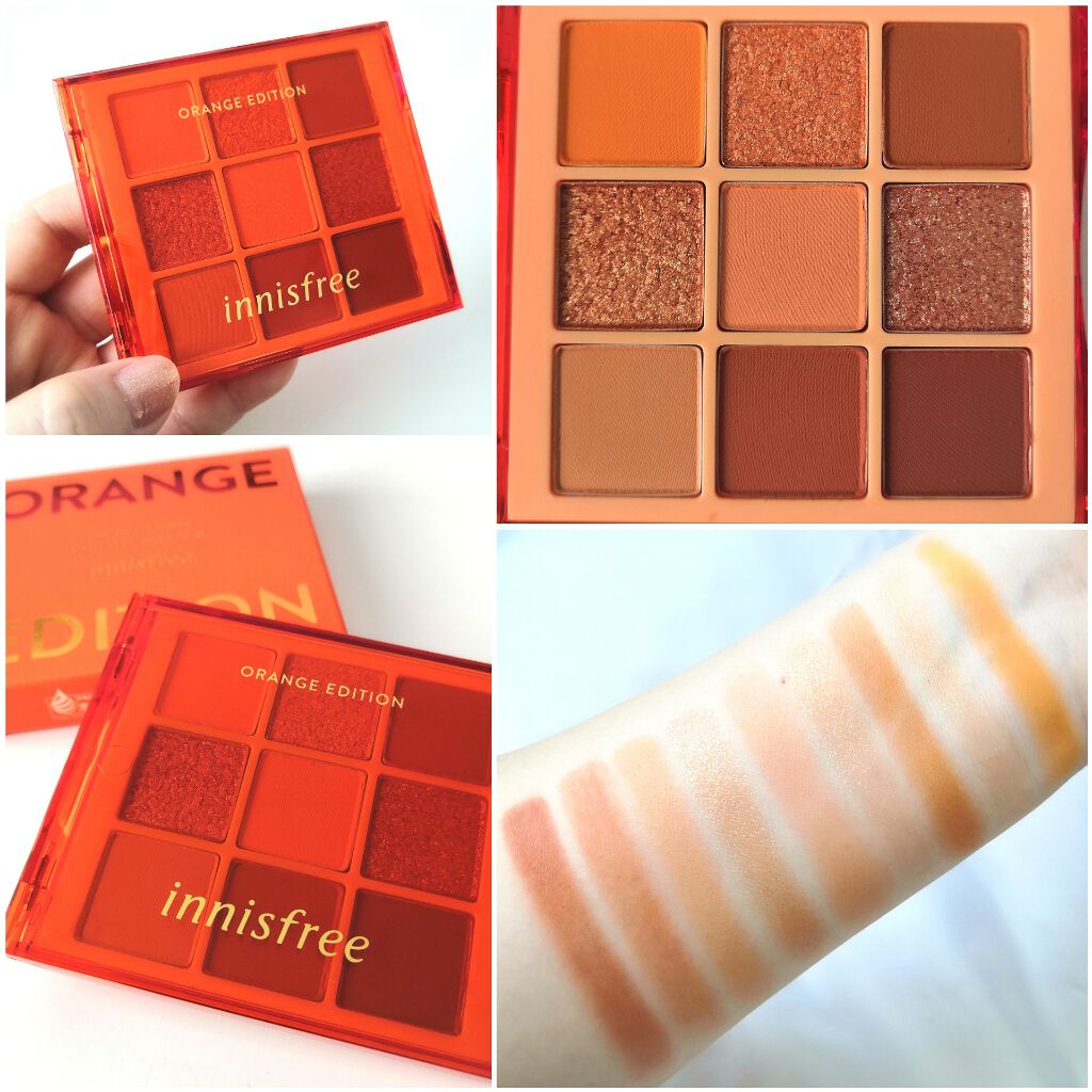 ジューシーオレンジパレット/innisfree/アイシャドウパレットを使ったクチコミ(2枚目)