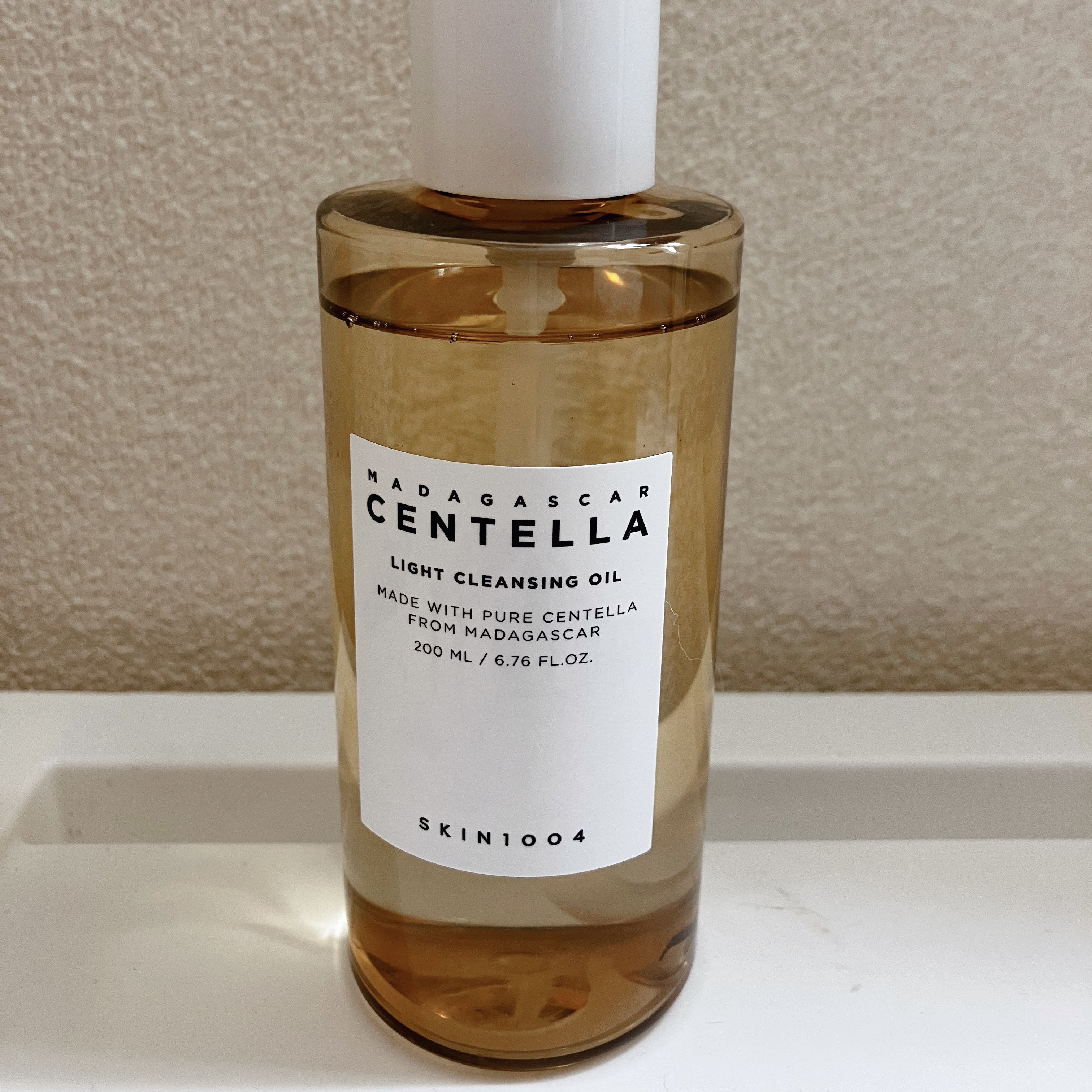 センテラ ライトクレンジングオイル/SKIN1004/オイルクレンジングを使ったクチコミ（1枚目）