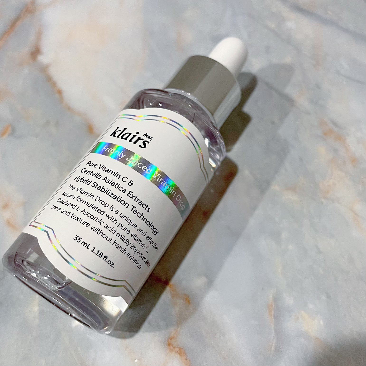 フレッシュリージュースドビタミンドロップ(35ml)/Klairs/美容液を使ったクチコミ（1枚目）