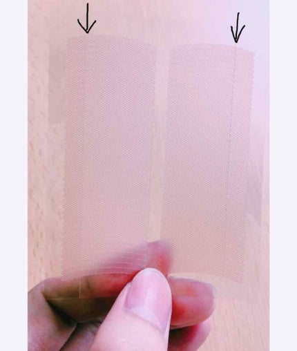 アイテープ(絆創膏タイプ、レギュラー、70枚)/DAISO/二重まぶた用アイテムを使ったクチコミ(2枚目)