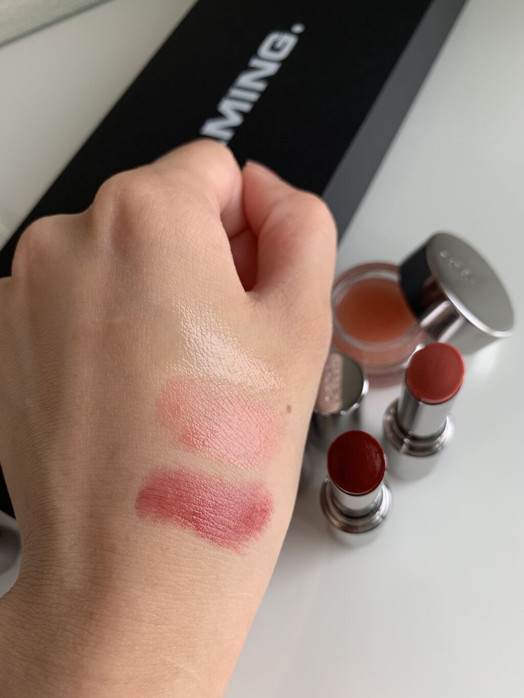 シアティンテッドリップバーム/NAMING./口紅を使ったクチコミ（1枚目）