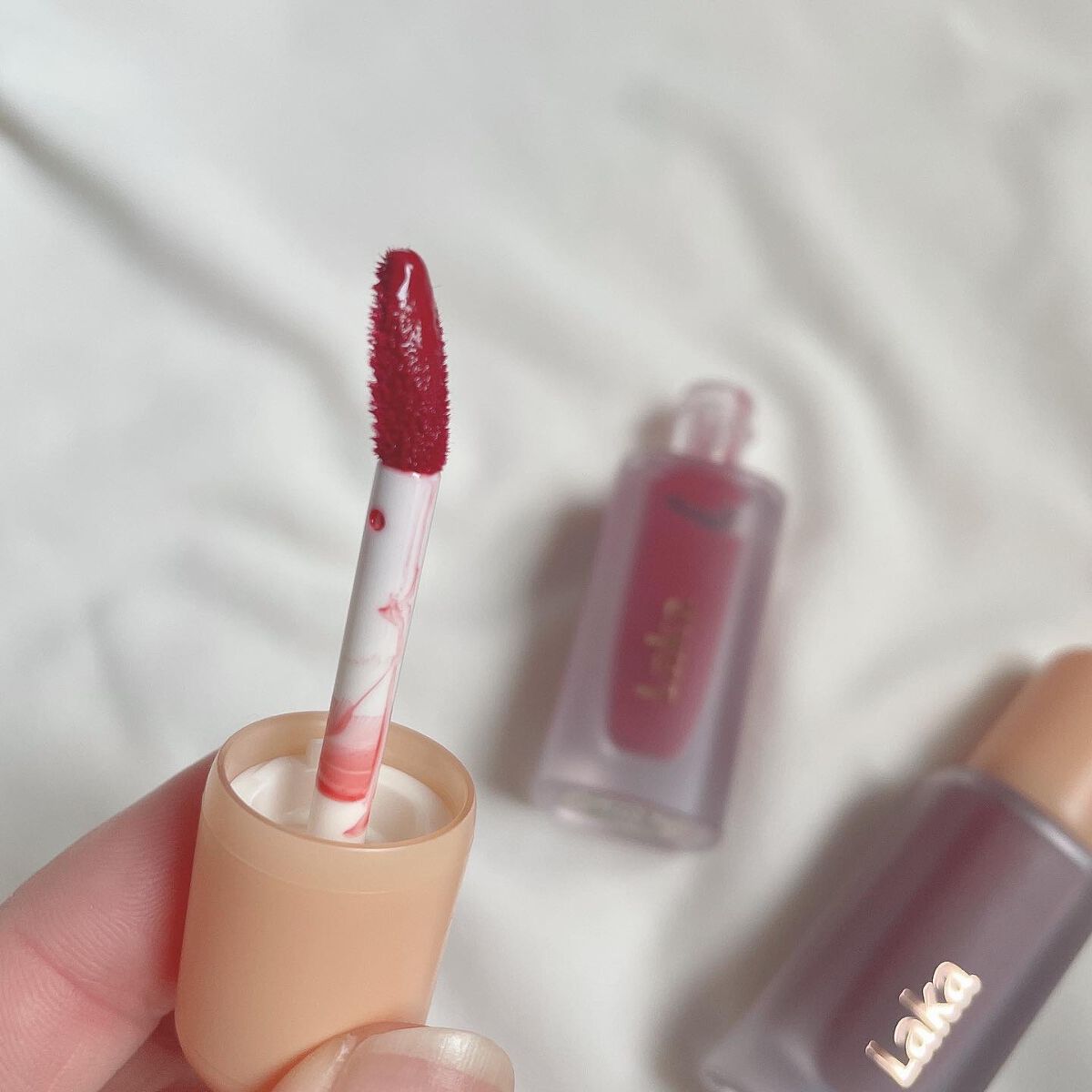 フルーティーグラムティント/Laka/リップティントを使ったクチコミ(3枚目)