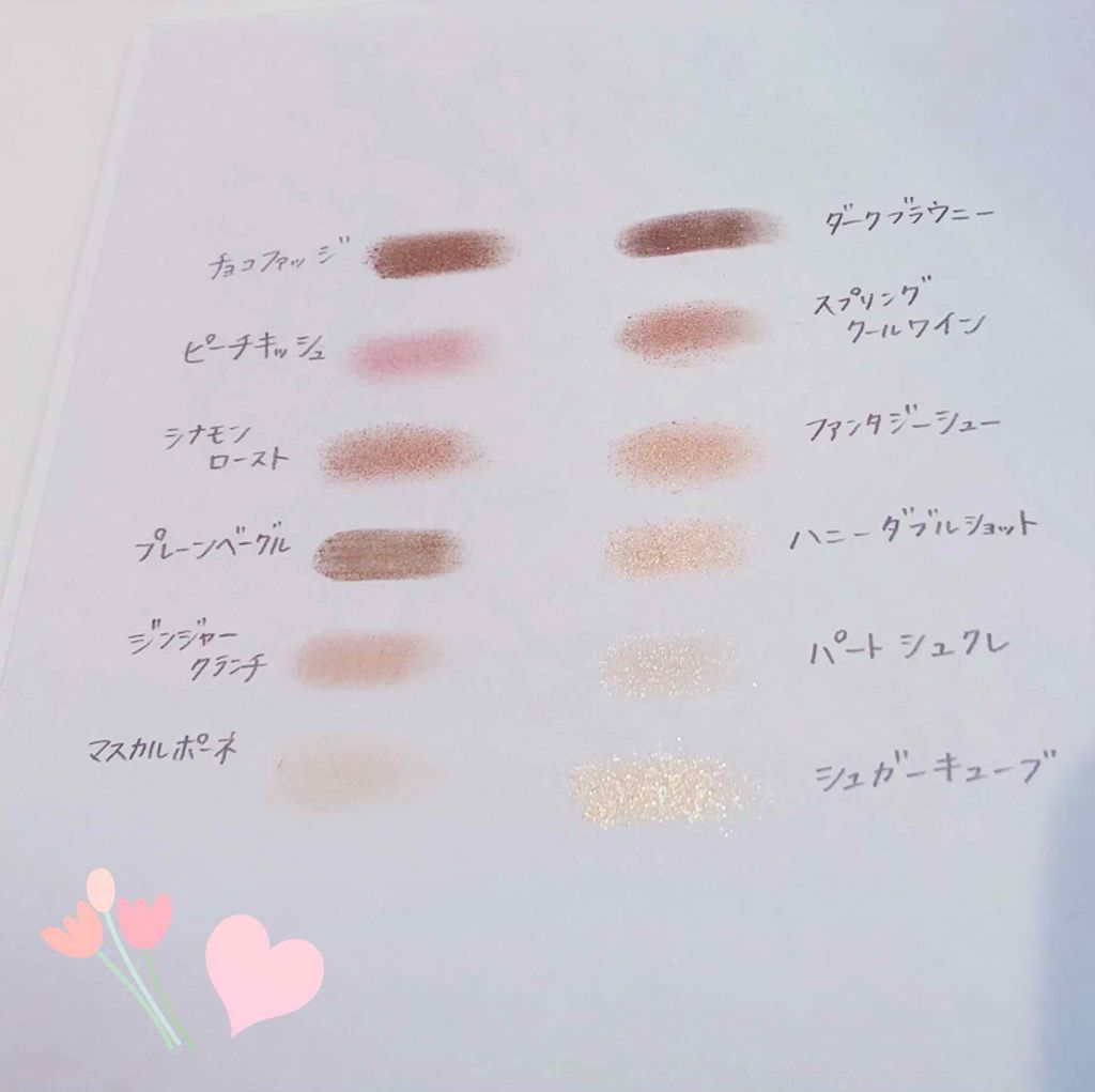 バレンタインボックス/VAVI MELLO/アイシャドウパレットを使ったクチコミ(2枚目)