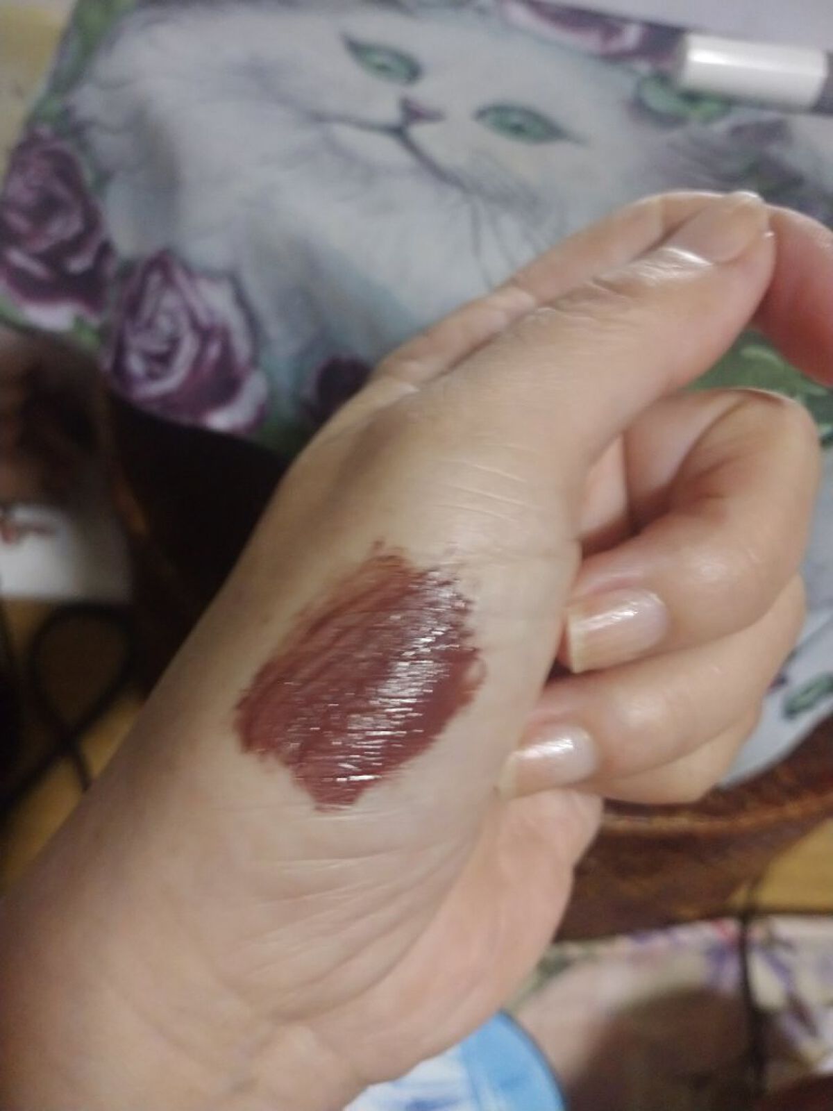 &.眉カラーマスカラ レッドブラウン/DAISO/眉マスカラを使ったクチコミ（3枚目）