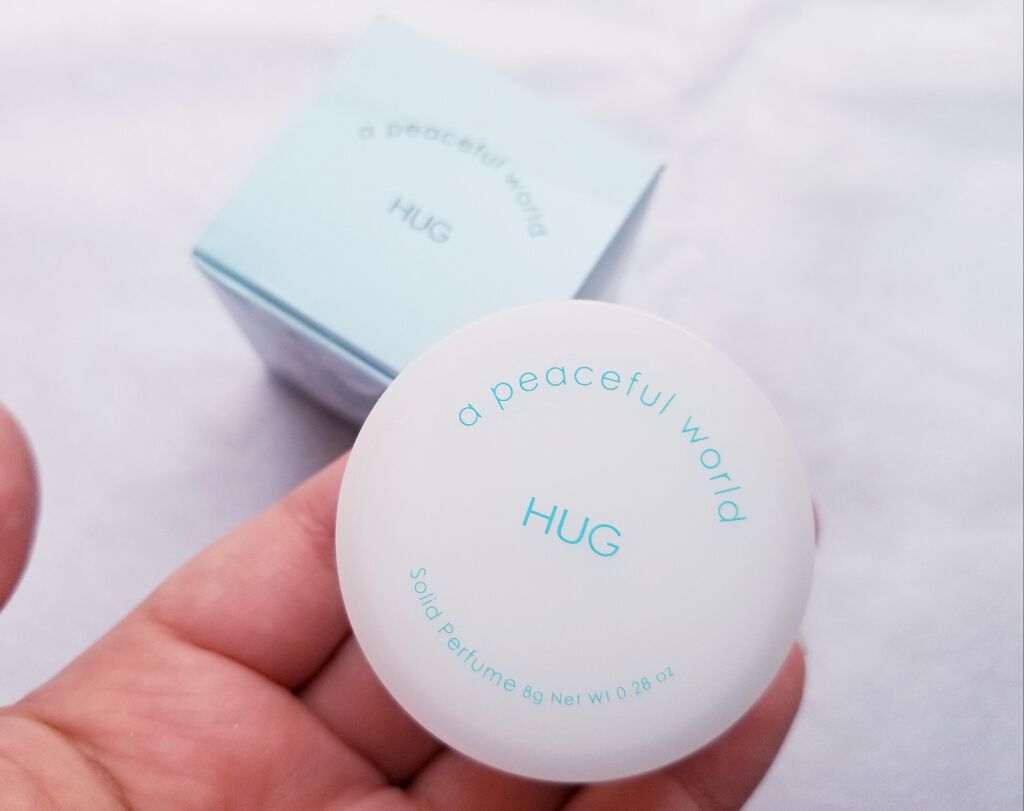 HUG ソリッドパフューム/a peaceful world/練り香水を使ったクチコミ(2枚目)