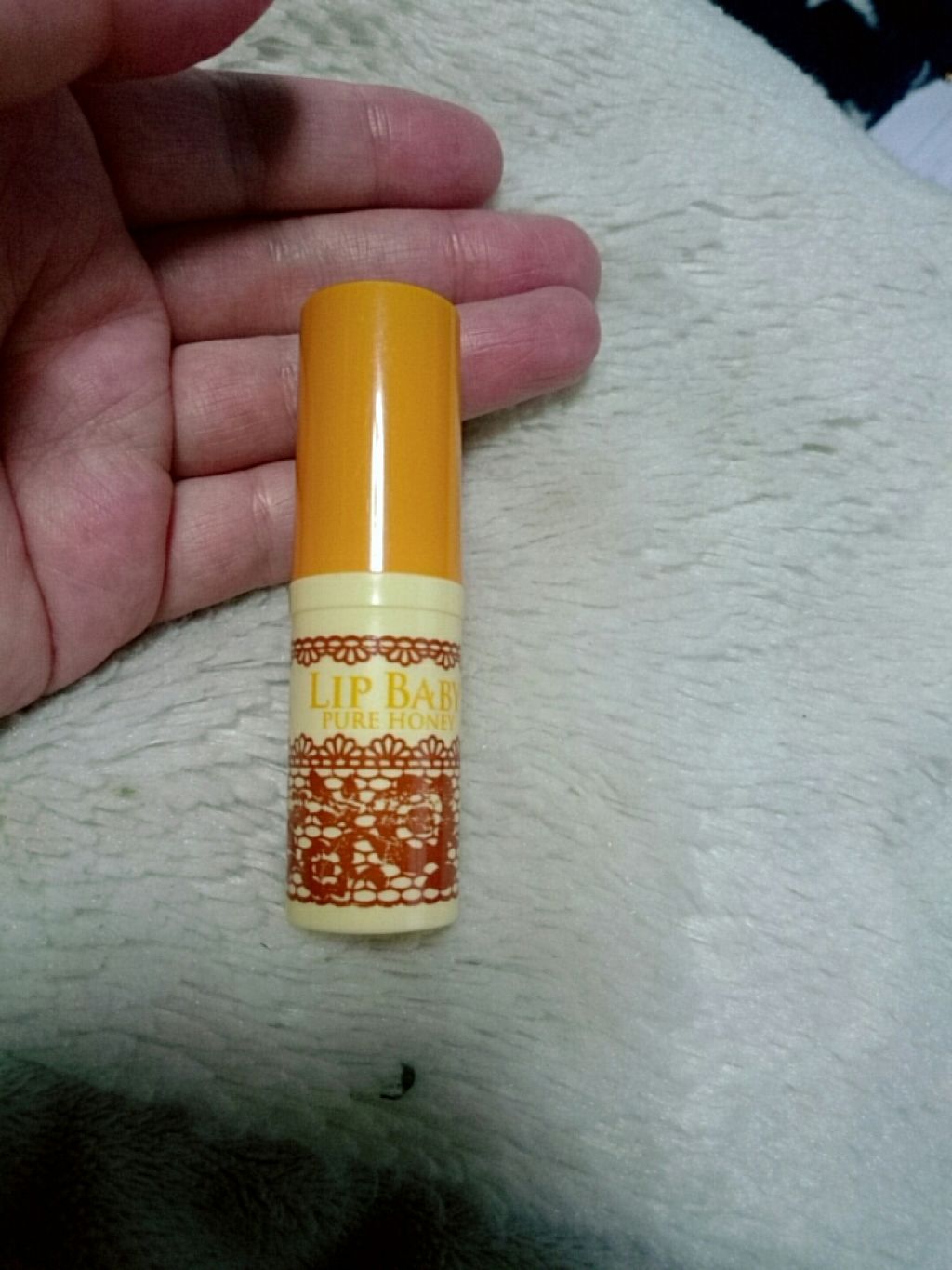リップベビーナチュラル ピュアハニーの香り/メンソレータム/リップクリームを使ったクチコミ(1枚目)