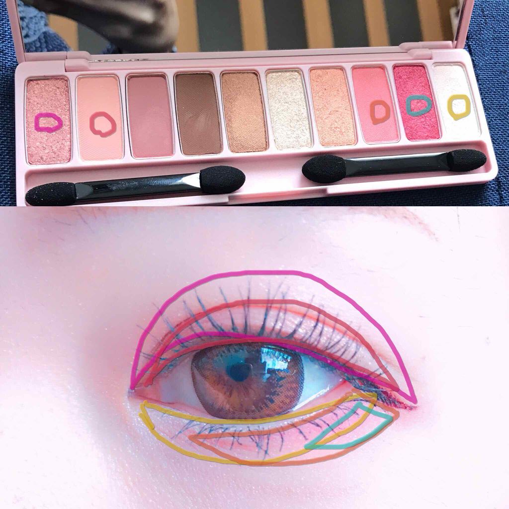 プレイカラー アイシャドウ/ETUDE/アイシャドウパレットを使ったクチコミ（2枚目）