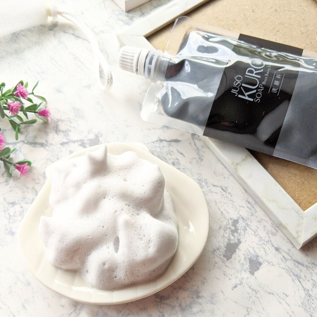 JUSO KURO SOAP/NAKUNA-RE/洗顔フォームを使ったクチコミ（1枚目）